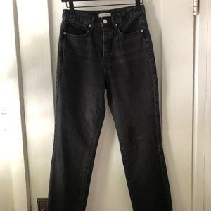 GOOD AMERICAN GOOD BOY SIZE 2 BLACK